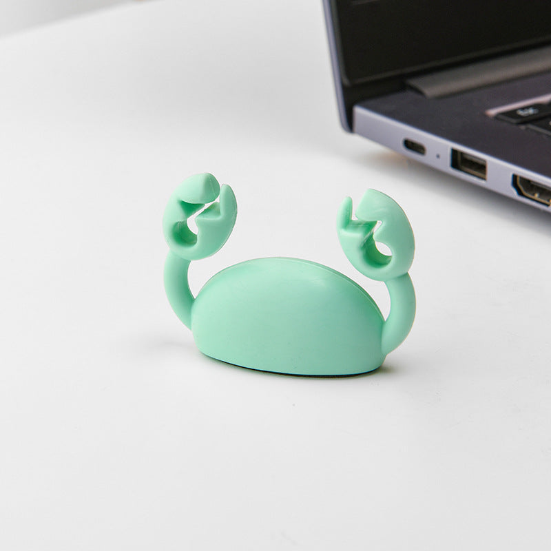 Cartoon Crab Cord Manager Mobile Phone Charging Cable