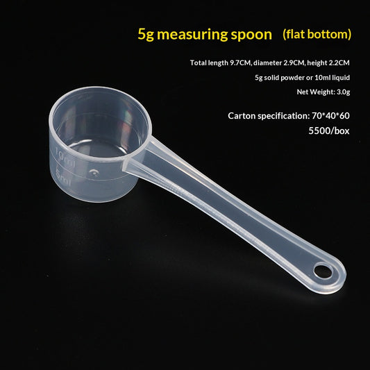 Pet-friendly High-transparency Food-grade Spoon Powder-measuring And Liquid-plastic Measuring Spoon