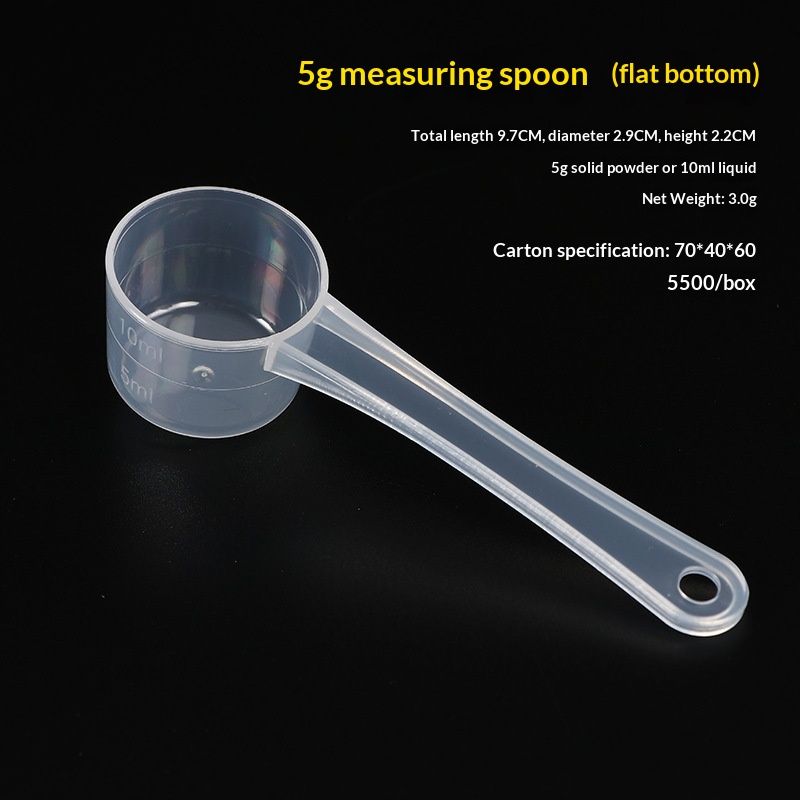 Pet-friendly High-transparency Food-grade Spoon Powder-measuring And Liquid-plastic Measuring Spoon