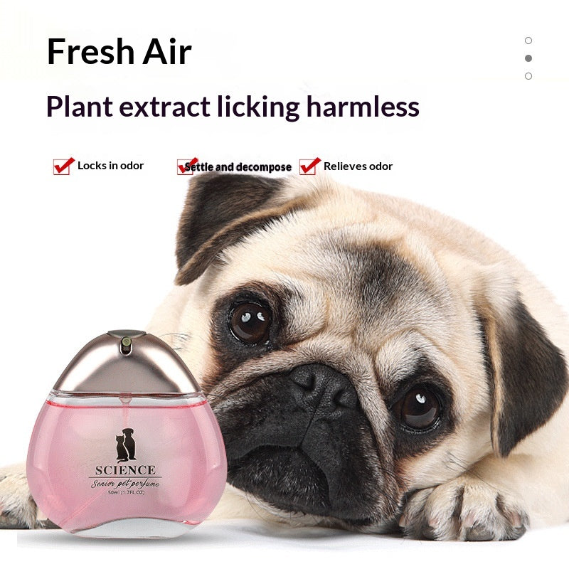 Science Pet Perfume In Glass Bottle