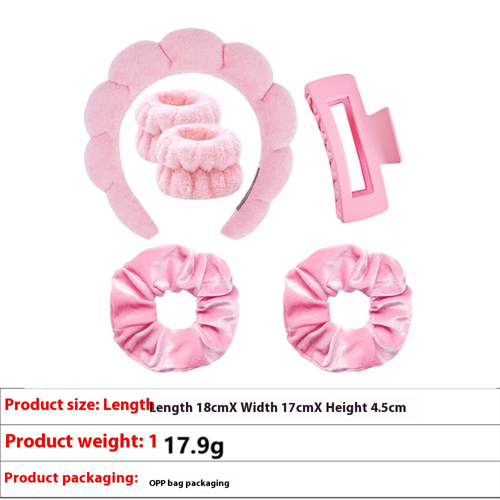 High Skull Top Makeup Bundle Leather Headband Suit