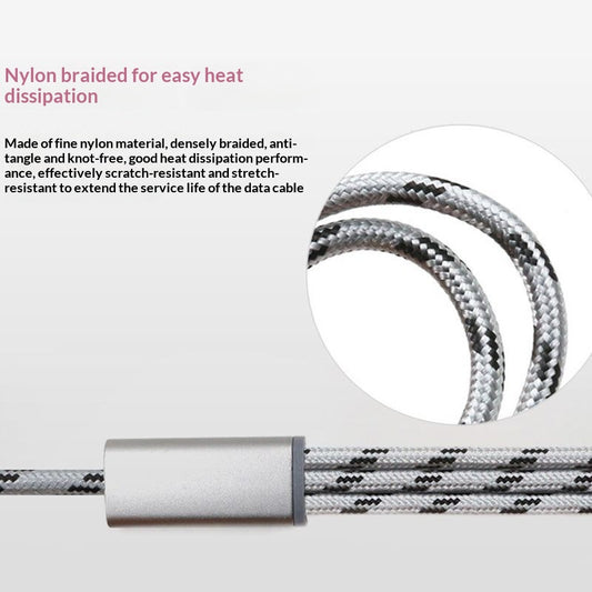 3-in-1 USB-C Cable For IOS Android And Type-C Devices