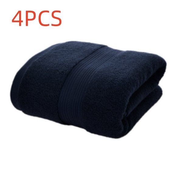 Plain Cotton Bath Towel For Home Use Soft And Absorbent