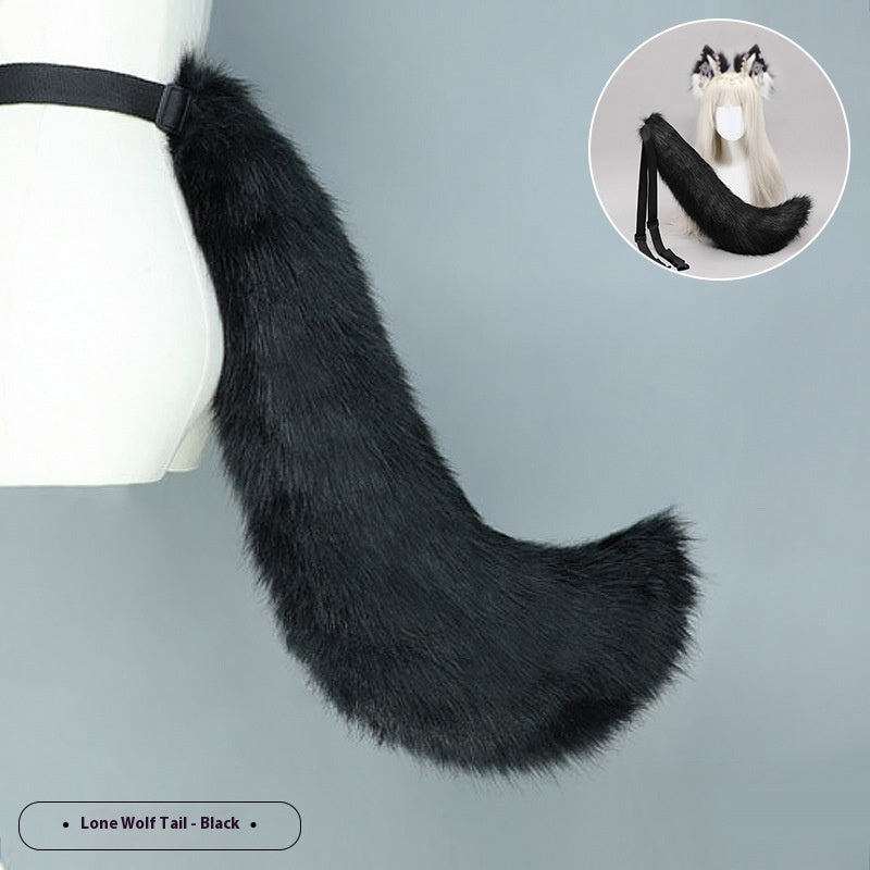 Tibetan Hair Accessories Exotic Wolf Ear Animal Ears Headband Bohemian Travel Photo Shooting Props