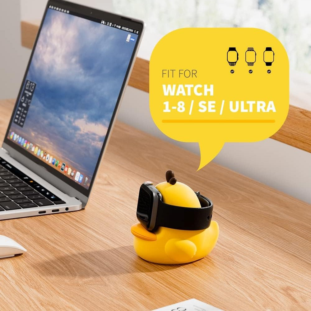 Cartoon Silicone Little Duck Charging Base Creative
