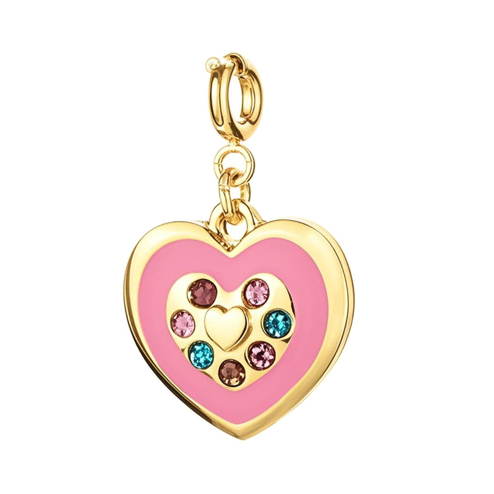 DIY Charm Accessories Alloy Key Pendant With Dripping