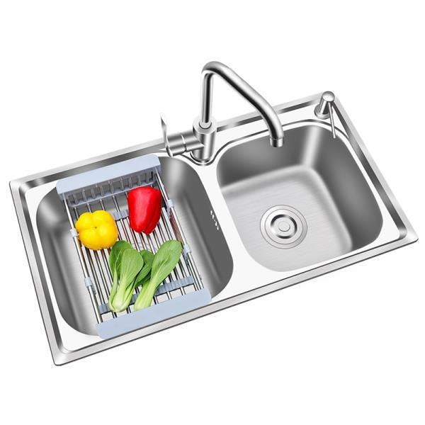 Large Single-basin Sink For Kitchen Dishwashing