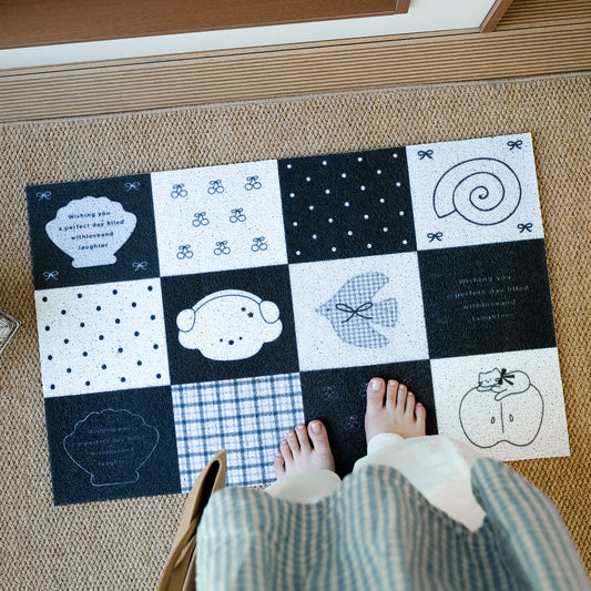 Korean Illustrator Wind-proof Floor Mat
