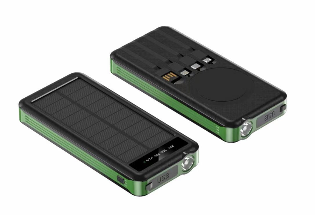 Solar Charging Unit With Cable Portable Waterproof