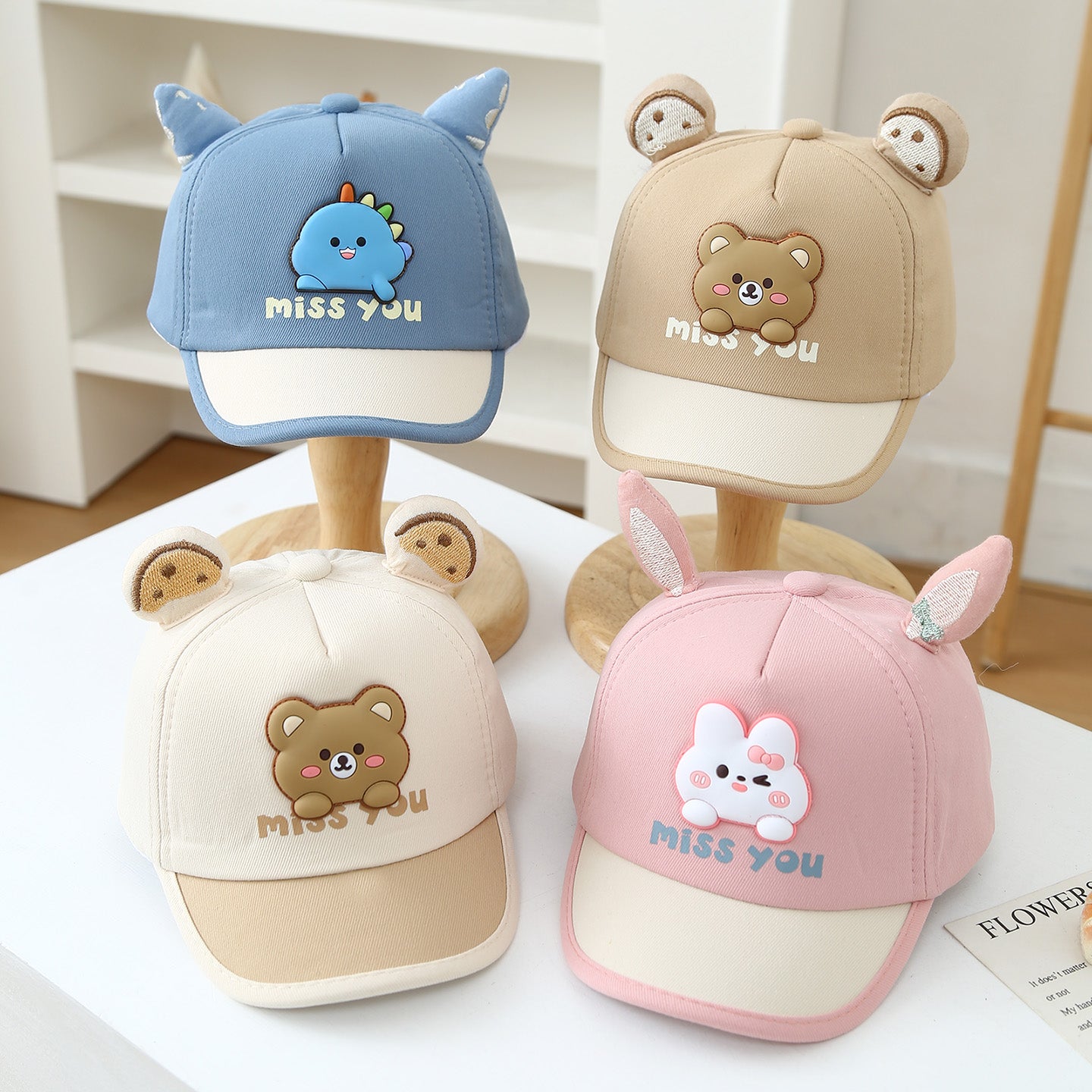 Summer Cartoon Cute Animal Letter Baseball Cap For 3-18 Month Old Babies, Sun Hat For Outdoor Use, Suitable For Boys And Girls, Versatile For All Occasions.