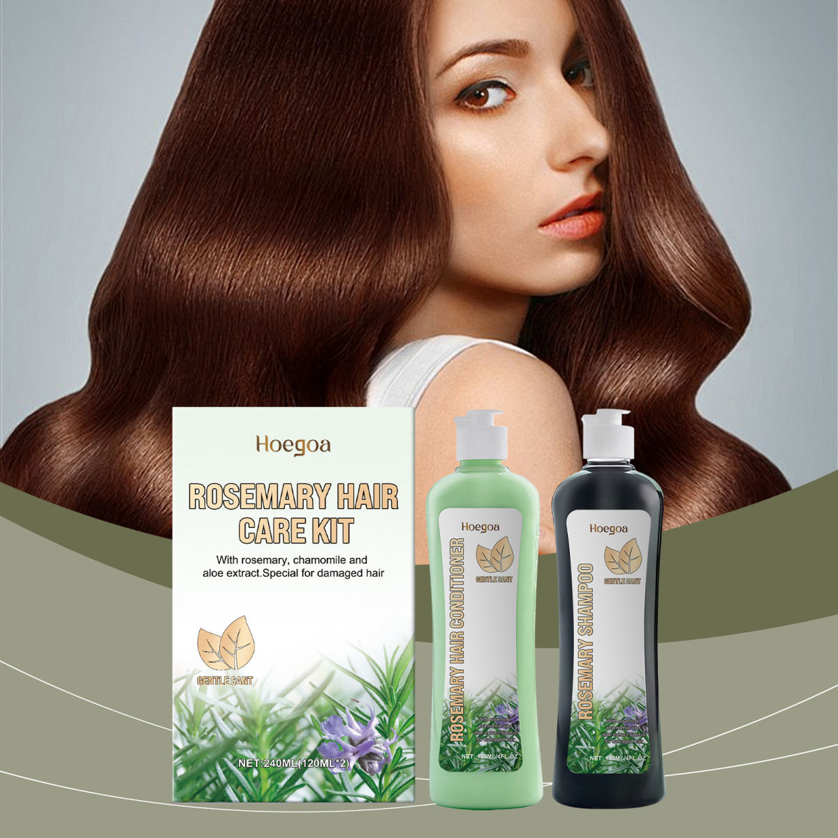 Rosemary Cinchona Hair Care Set Nourishing And Moisturizing