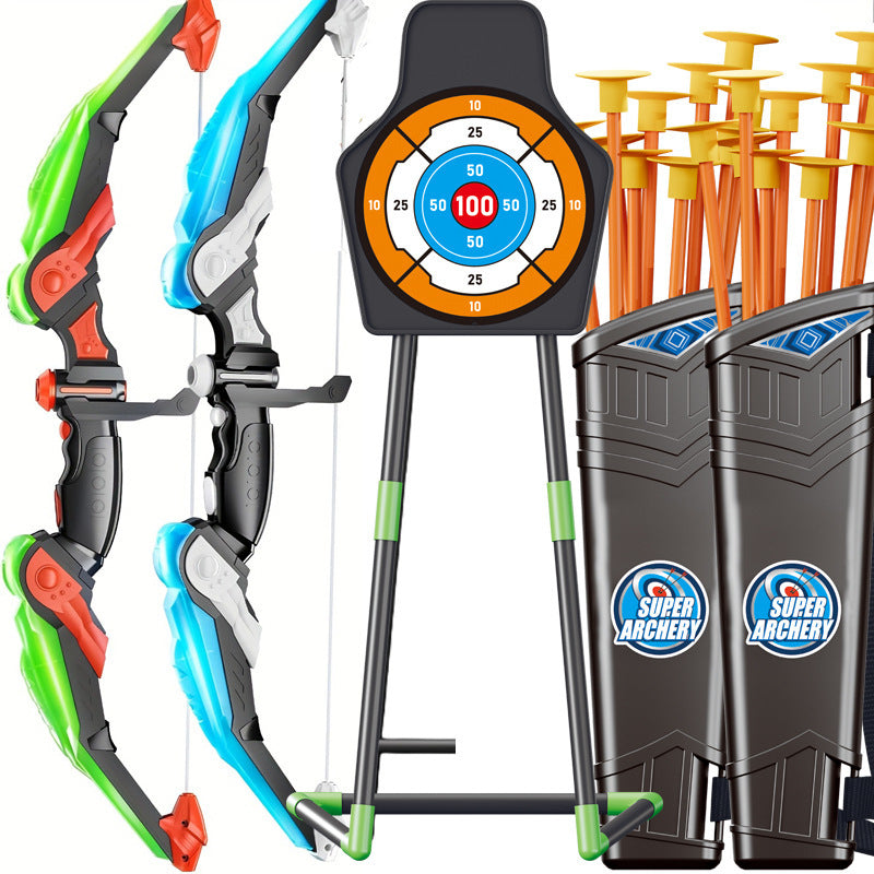 Children's Bow And Arrow Toy Quiver Target Archery Indoor Boys Girls Outdoor Leisure Entertainment Equipment Toy Wholesale