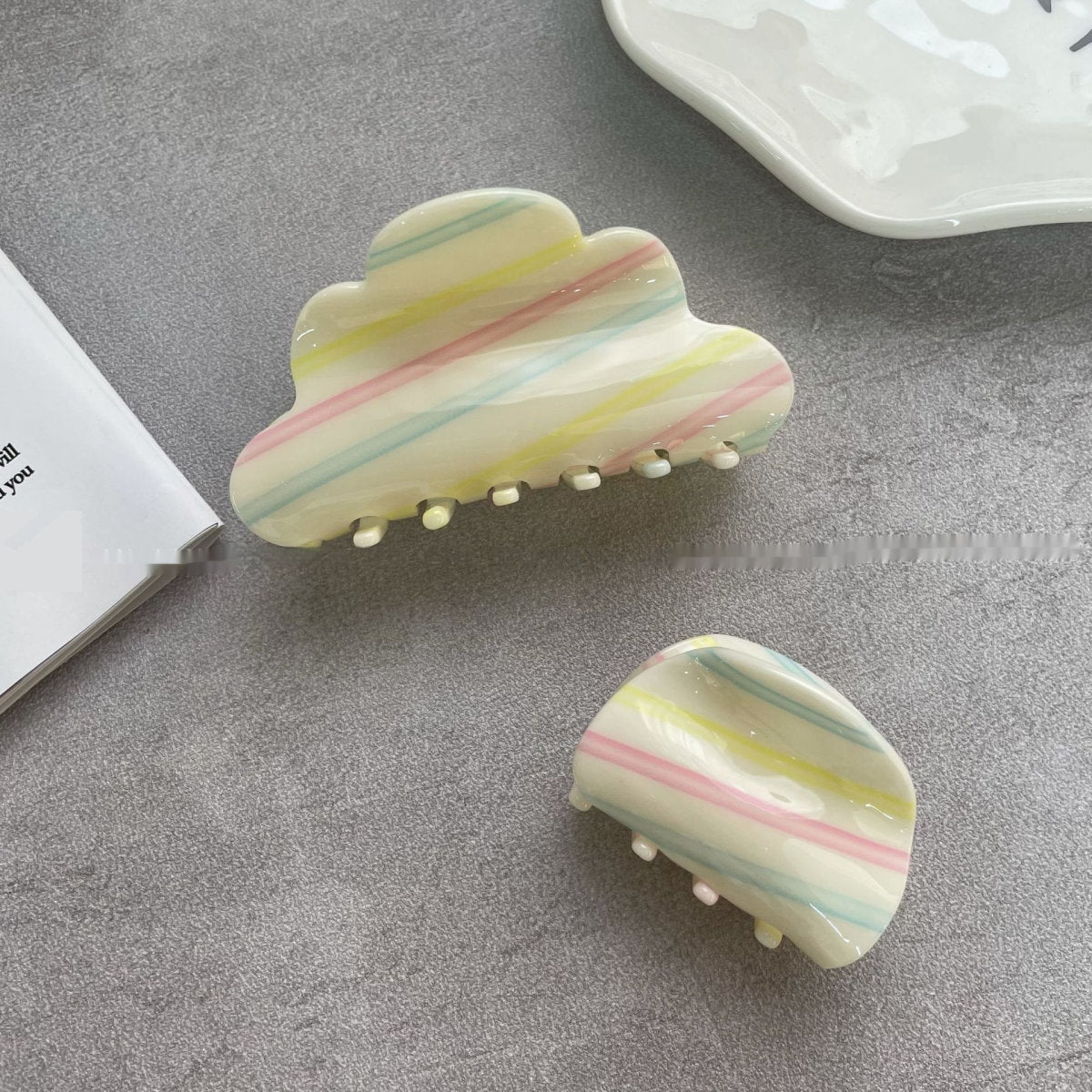 Sweet And Cute Clouds Grip Updo Hair Accessories