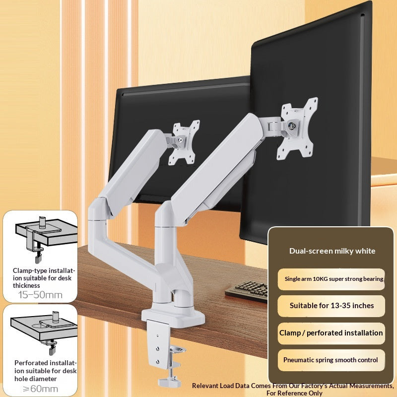 Monitor Computer Stand With Mechanical Arm And Desktop Rotation
