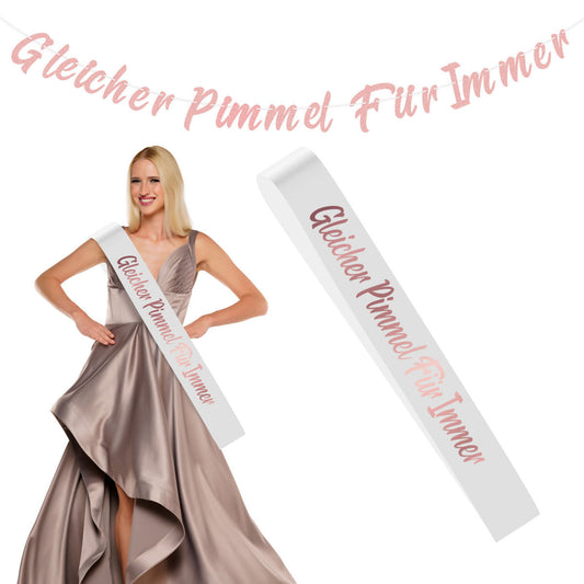 Party Sash & Banner Set—Decorations For Special Celebrations—Party Supplies
