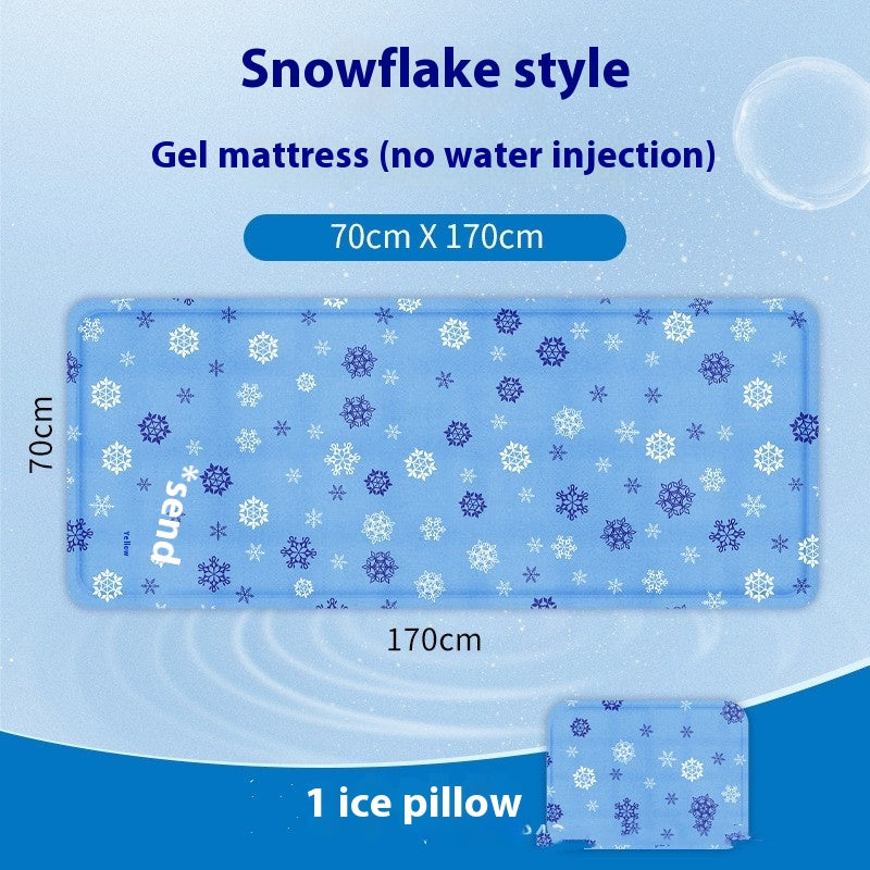 Gel Ice Pad Mattress Cooling Single PVC Cushion