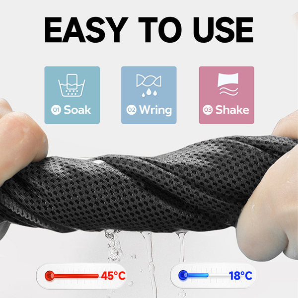 Superfiber Ice Towel Neck, Soft Breathable Cold Towel Cooling, Yoga, Sports, Golf, Gym, Camping, Running, Fitness, Exercise And More Activities, 4 Packs  No Shipments On Weekends