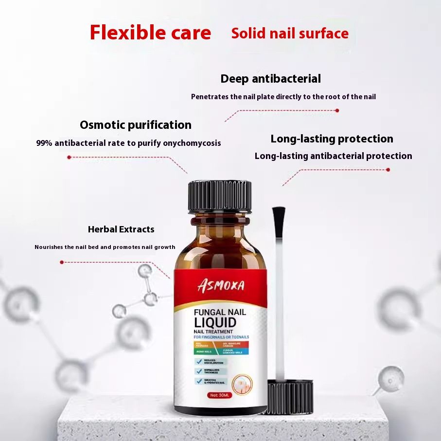 Household Nail Care Solution 30ml Glass Bottle