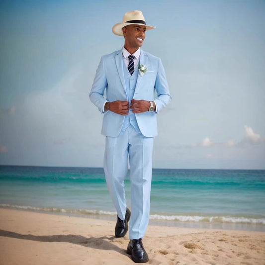 Mens Casual Best Man Two-Piece Suit