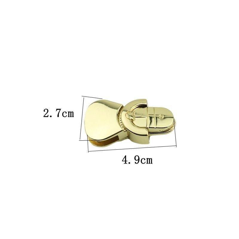 Bag Accessories Golden Mortise Lock Butterfly Lock Handbag Lock