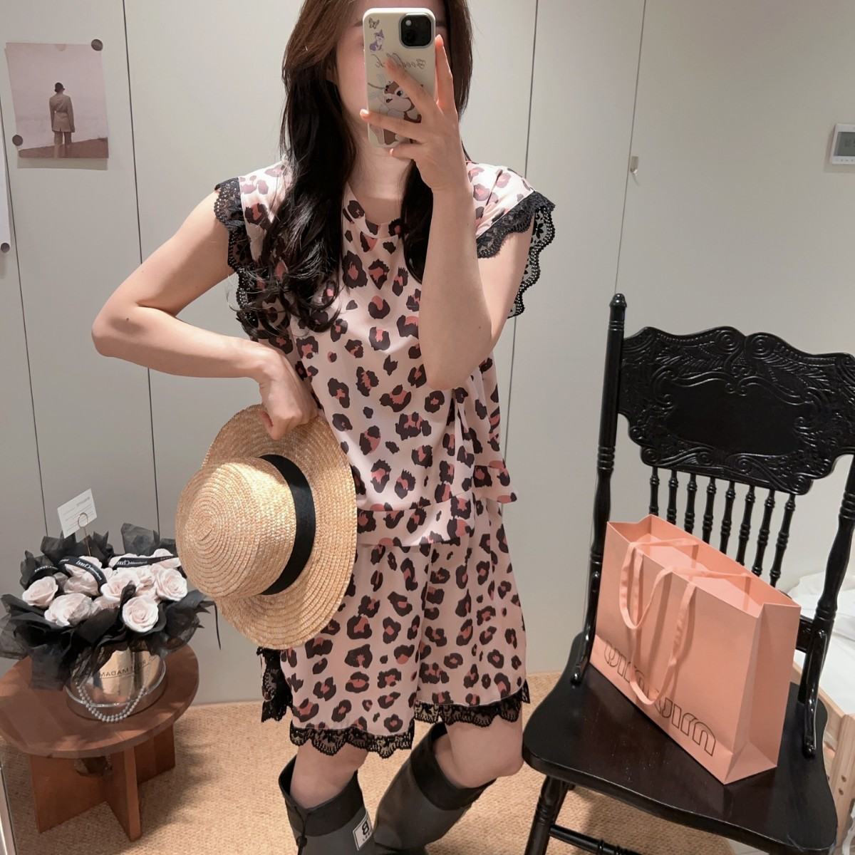Korean-style Sexy Ice-silk Pajamas For Women Summer Pure-youth Style