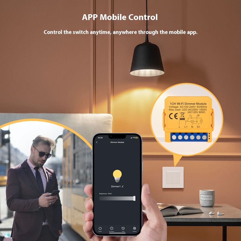 Graffiti Smart WiFiZigBee Dimming  12 Way