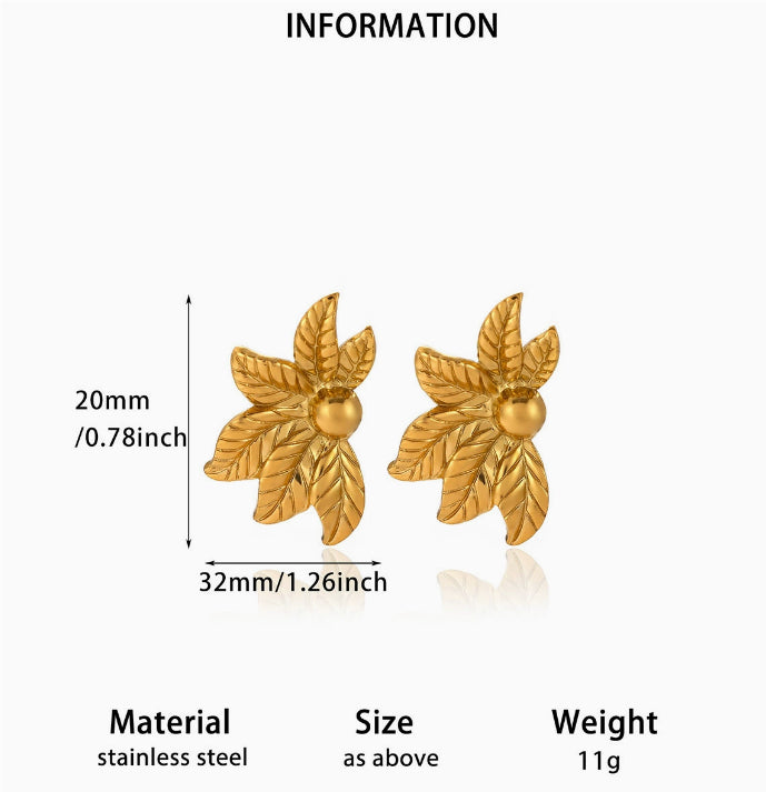 Niche High-end 3D Butterfly Stud Earrings Niche Ear Accessories
