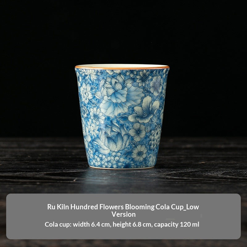 Single Blue-and-white Porcelain Teacup For Tea Tasting For Home Use