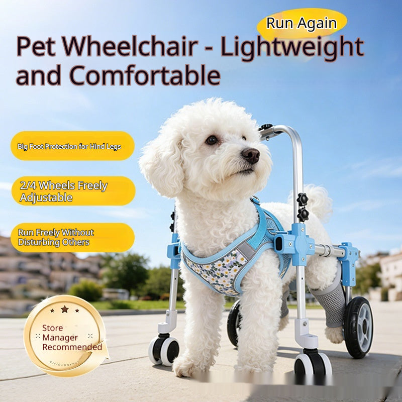 Lightweight Pet Assist Vehicle Rear Leg Support