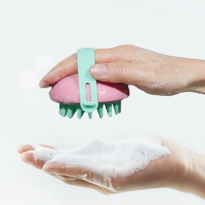VIEJKLG Detachable Hair Styling Product Comfort Scalp Massage Brush Waterproof Personal Cleaning Bathroom Accessory Shampoo Tool