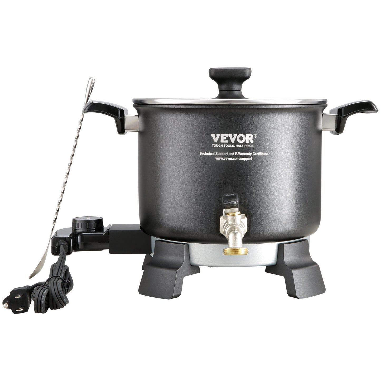 5 Liter Wax Melter For Candle Making, Large Electric Wax Melting Pot Easy Pour Spout, 4-level Temperature Control, Easy Clean For Candle Soap Cream Beauty Bulk Production Business Or Home