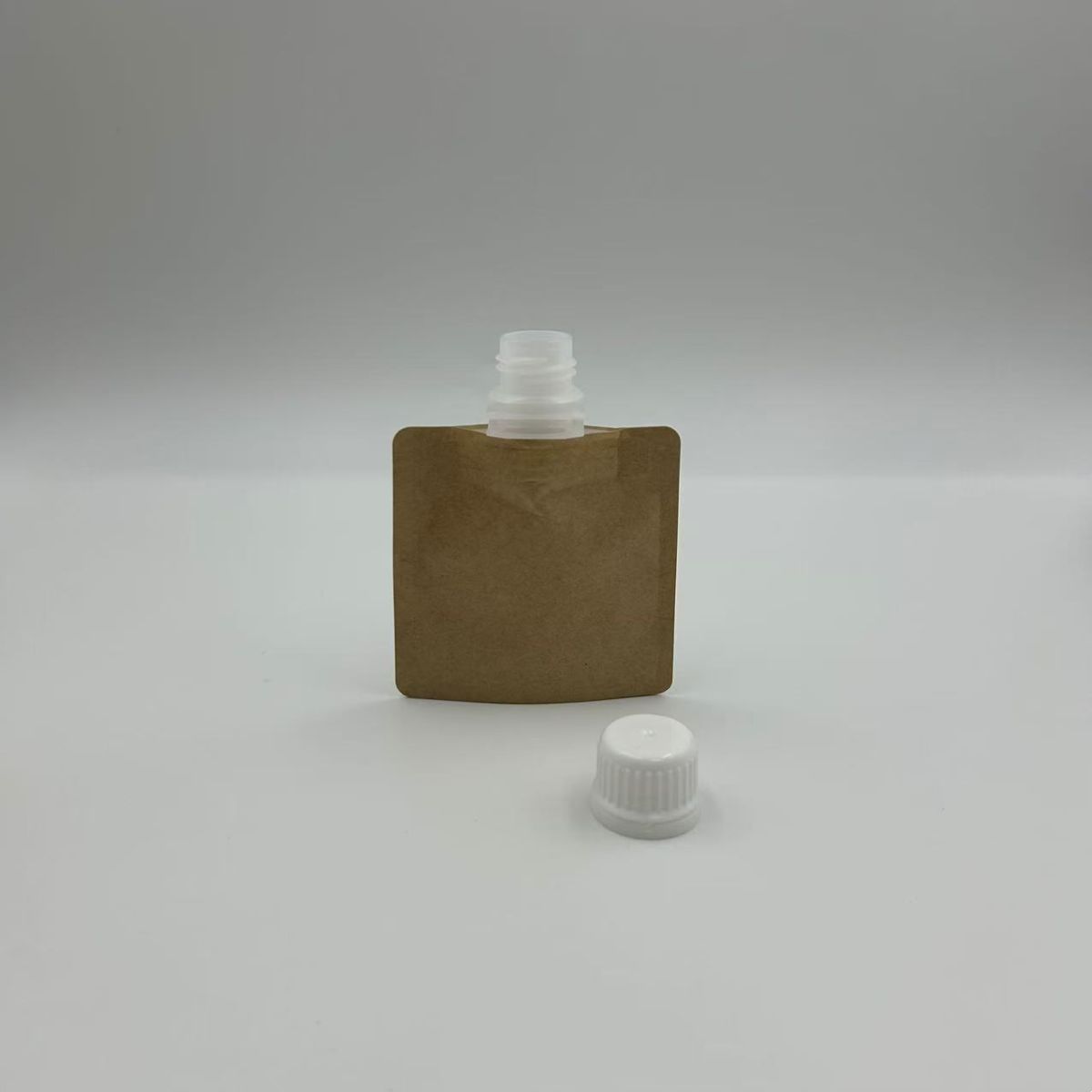 Kraft Paper Nozzle Bag Skin Care Products Packaging