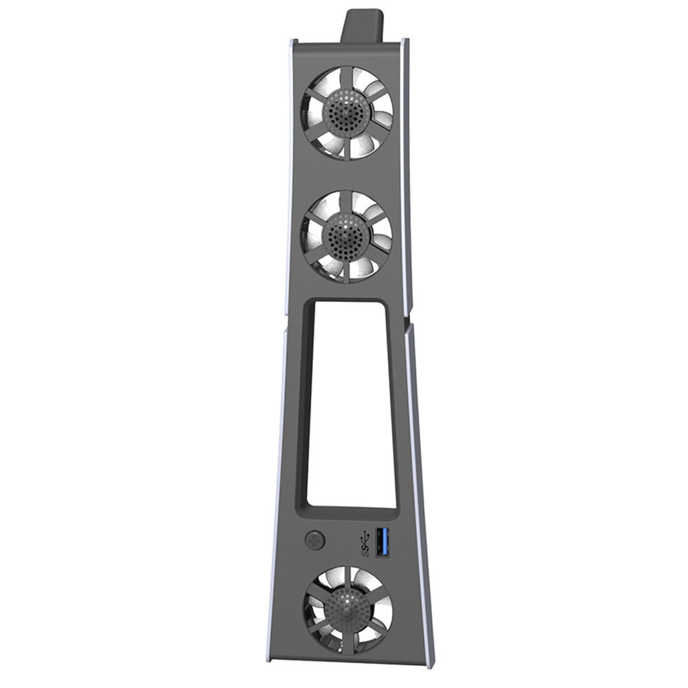 Rear-mounted PS5 Slim Console Fan Cooling System
