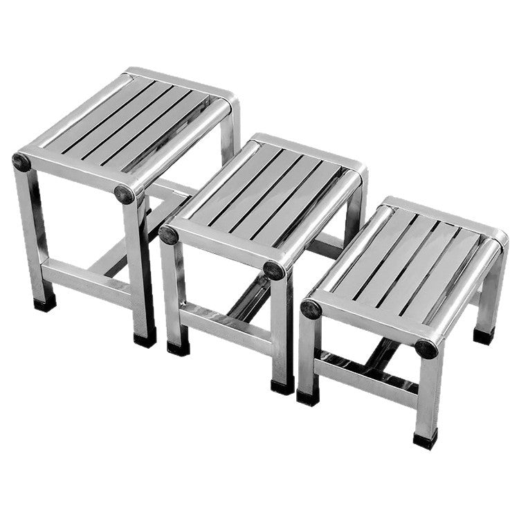 Stainless Steel Small Stool Sturdy Step Stool For Home Use
