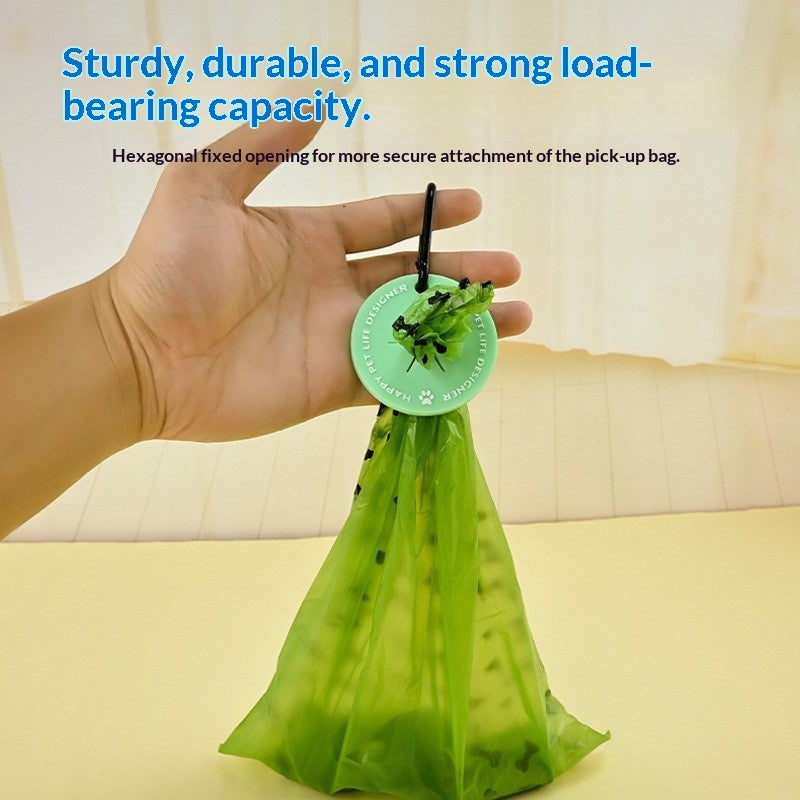 Pet Poop Bag Hands-Free Clip Holder Lazy Dispenser