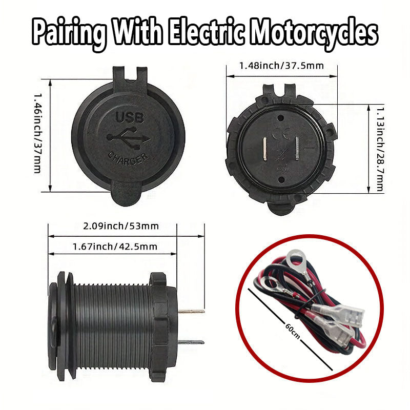 The New 60W Mobile Phone Charger For Automobiles, Motorcycles And Ships Is Refitted With Special Intelligent Super Fast Charging Port A-port C.