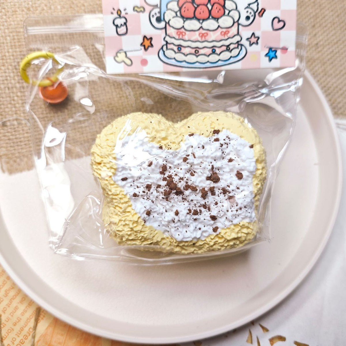 Chocolate Cream Shaped Three Layer Food Grade Silicone Not Made Of TPR