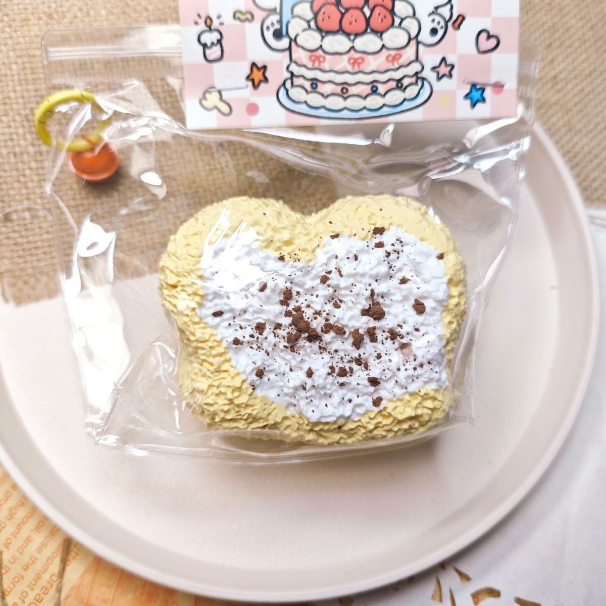 Chocolate Cream Shaped Three Layer Food Grade Silicone Not Made Of TPR