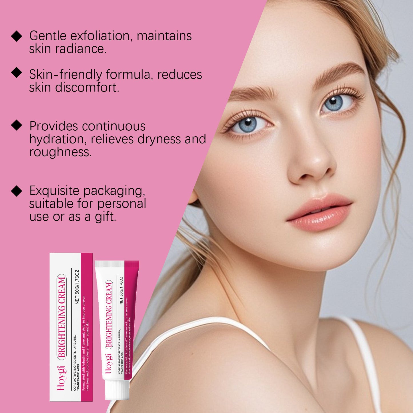 Moisturizing And Brightening Cream For Deep Hydration And A More Radiant Complexion
