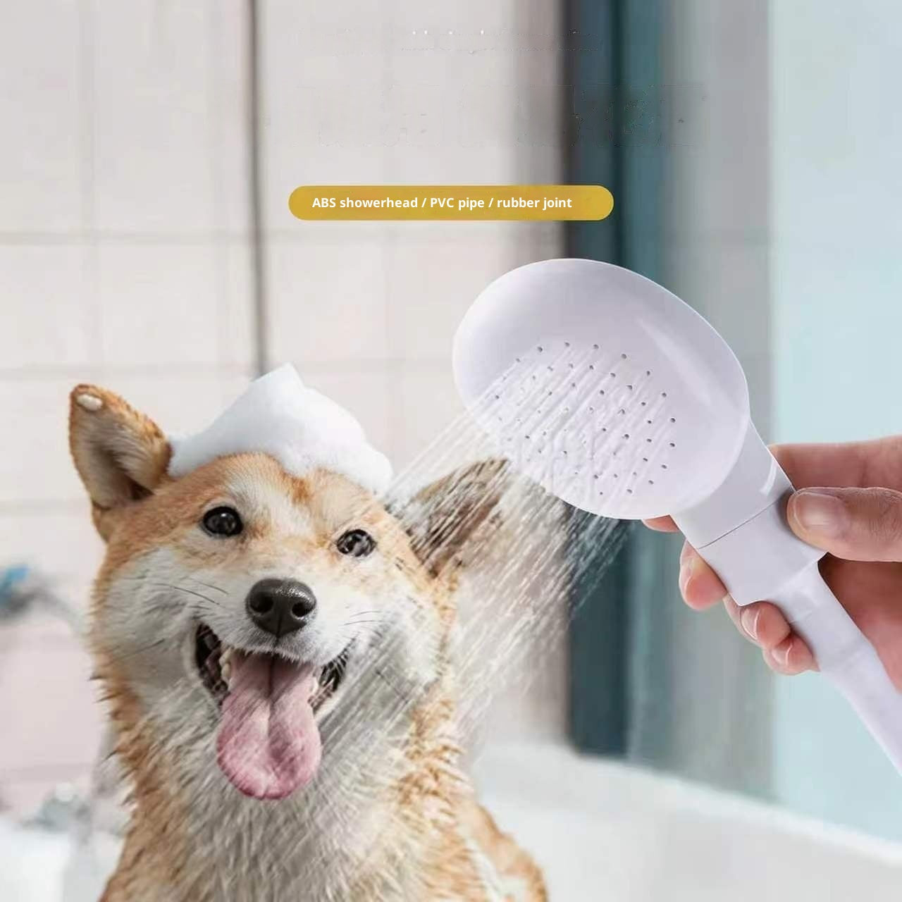 Simple Pet Shower Head Plastic For Home Use