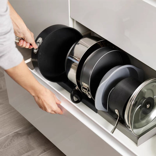 Kitchen Utensil And Cookware Drawer Organizer Kitchen Storage Rack