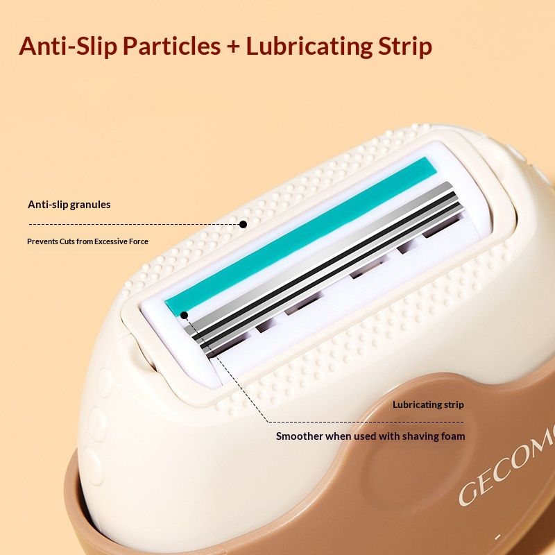 Portable Spin-Cap Shaver Hair Removal Razor