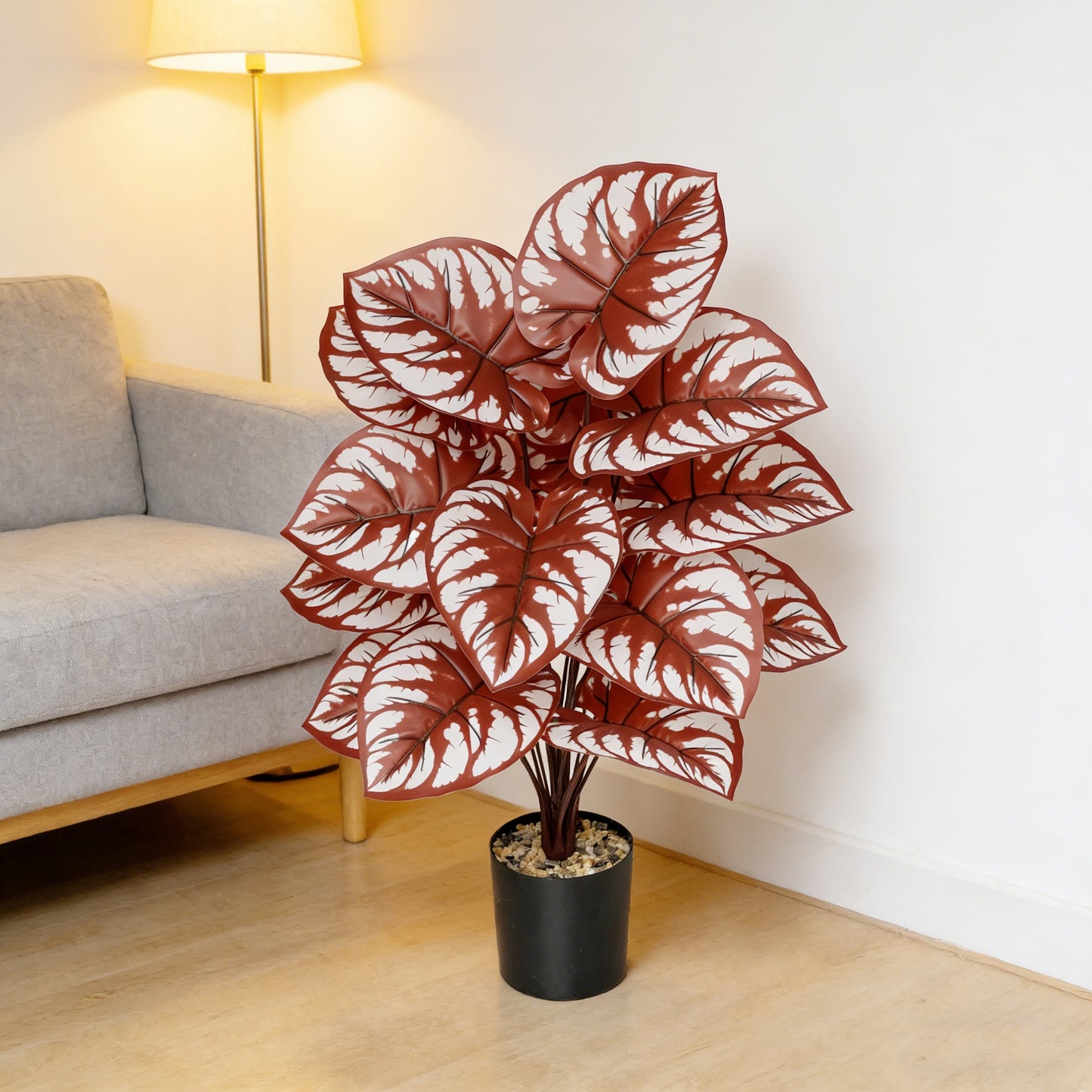 Artificial Plants Cross-Border New Best-Seller Decorative Taro Leaves