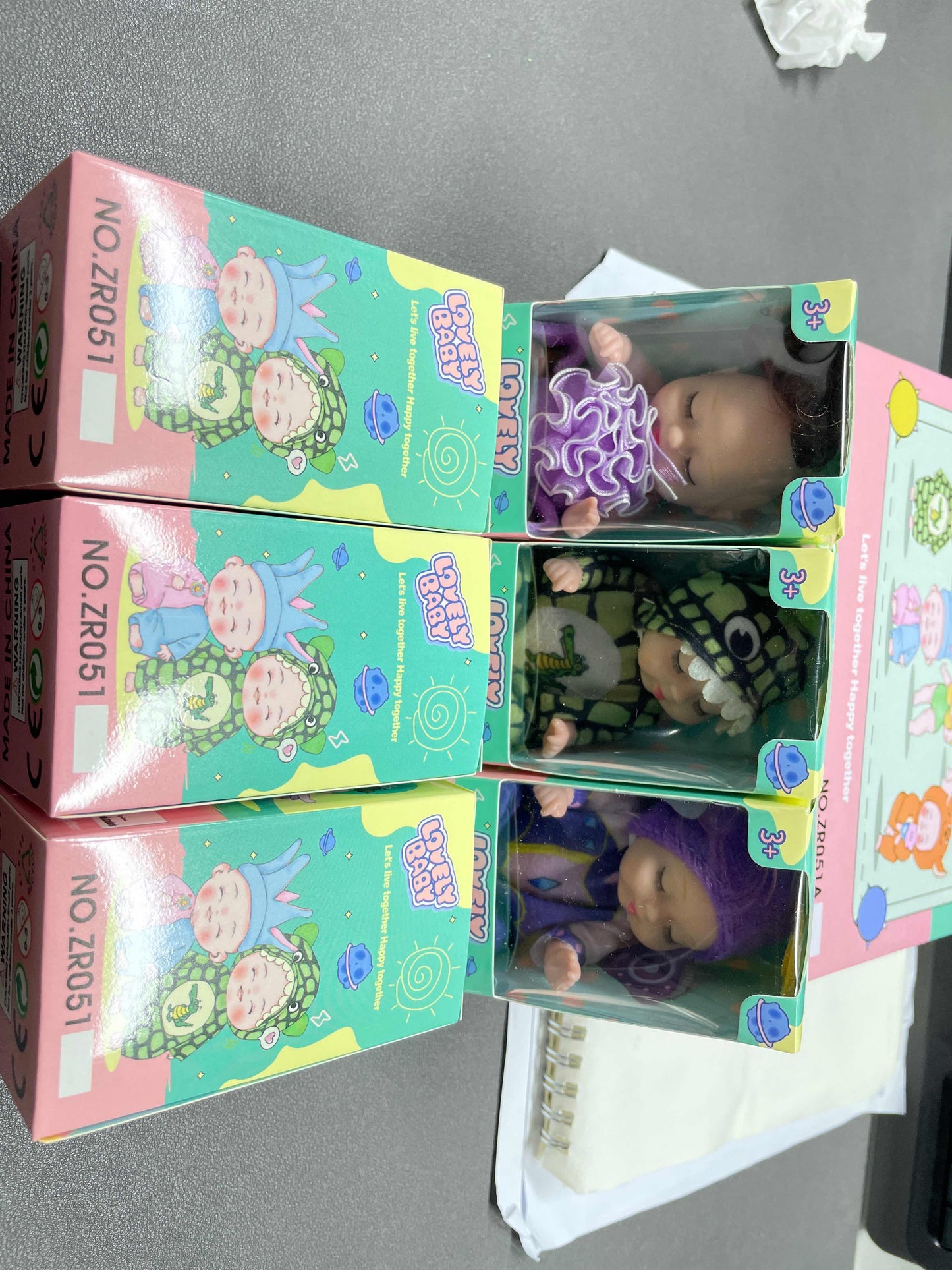 6 Newly Upgraded Sleeping Princess Dolls Girls' Toy Gift Box Set Adorable Princess Figures In Various Styles