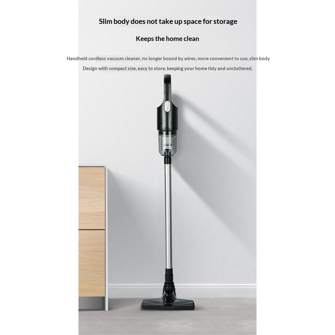 Mini Cordless Handheld 2-in-1 Suction & Mopping Vacuum Cleaner, High Power Strong Suction For Home & Pet Hair