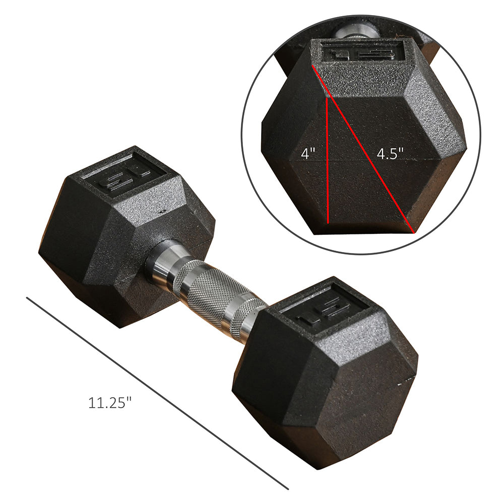 Hex Dumbbell Set Of 2, Rubber Weights Exercise Fitness Dumbbell With Non-Slip Handles, Anti-roll, For Bulk Up Your Arms, Shoulders, And Back