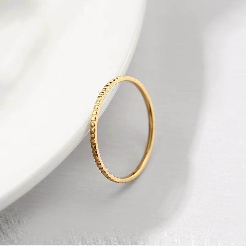 Japanese And Korean All Match Minimalism Simple Ring Female Niche