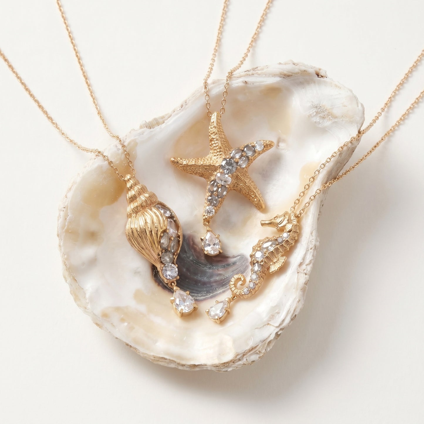 New Ocean-style Stainless Steel Necklace