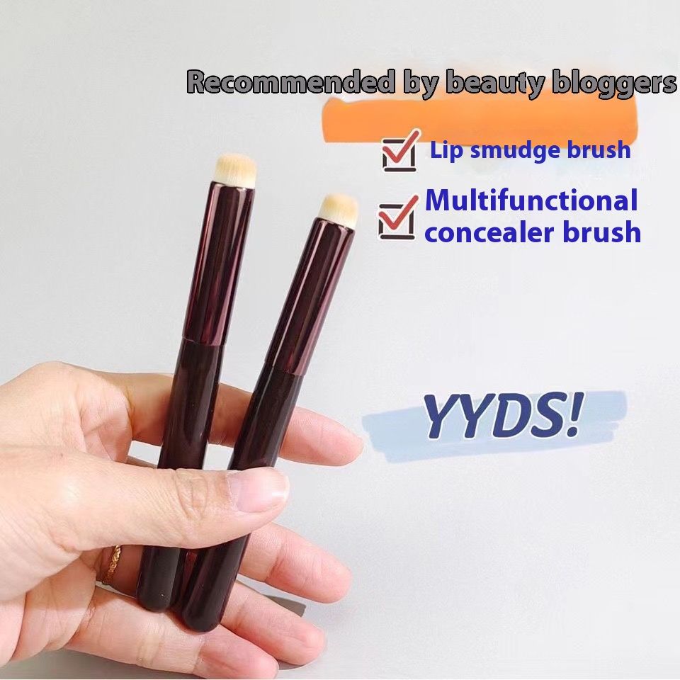 Round Head Lipstick Blending Brush Concealer Portable Lip Makeup Brush