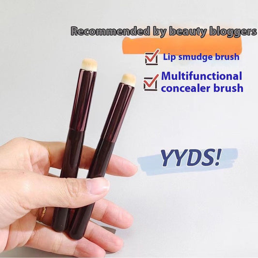 Round Head Lipstick Blending Brush Concealer Portable Lip Makeup Brush